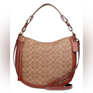 Coach Canvas Sutton Hobo Bag